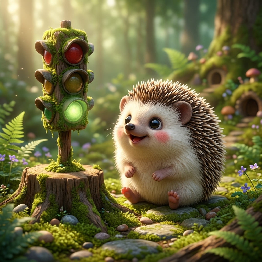 Spillo Aspetta il Verde — scene from the story