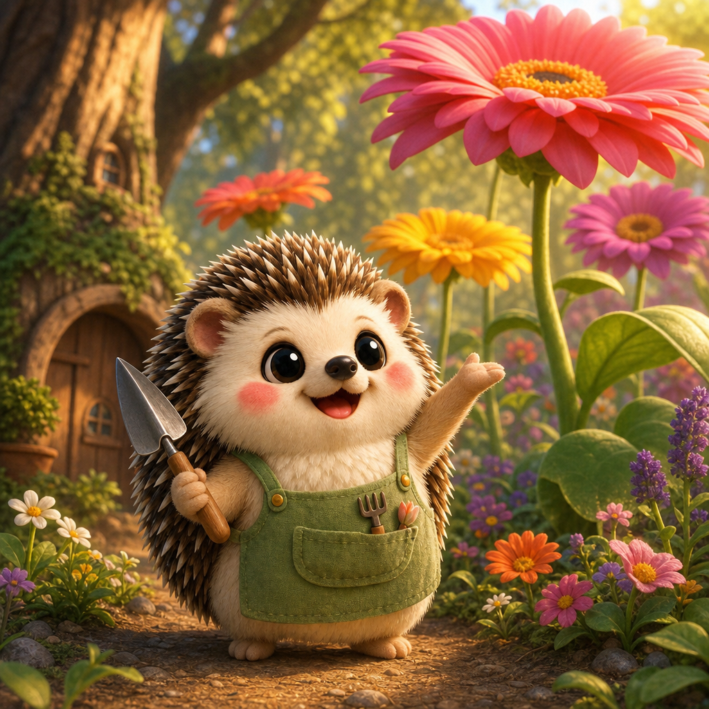 Spillo e i Fiori Giganti — scene from the story