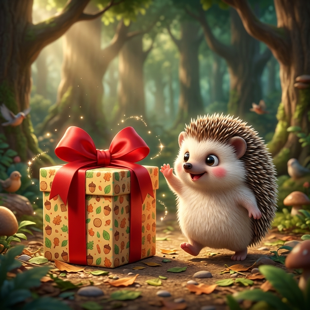 Spillo's Birthday Box Surprise — scene from the story