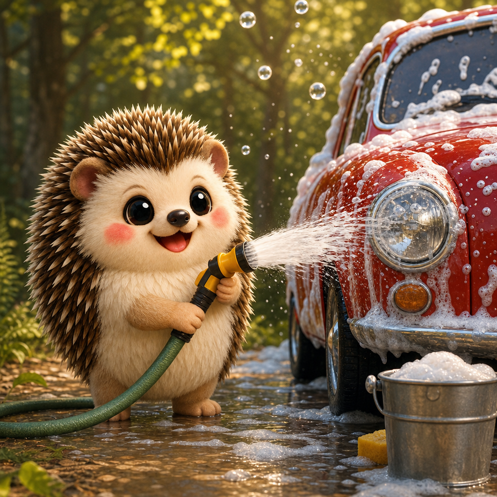 Spillo e la Super Schiuma — scene from the story