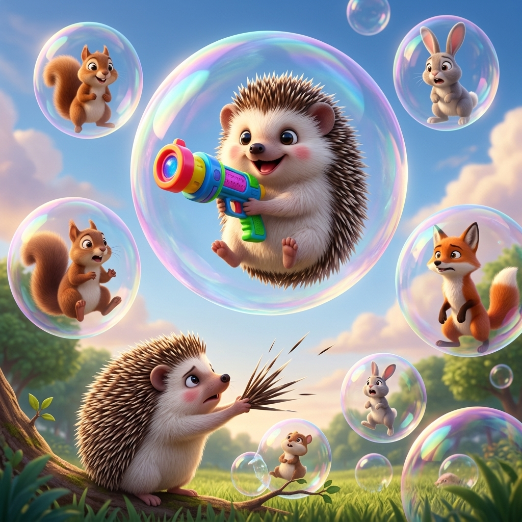 Spillo's Big Bubble Blast! — scene from the story