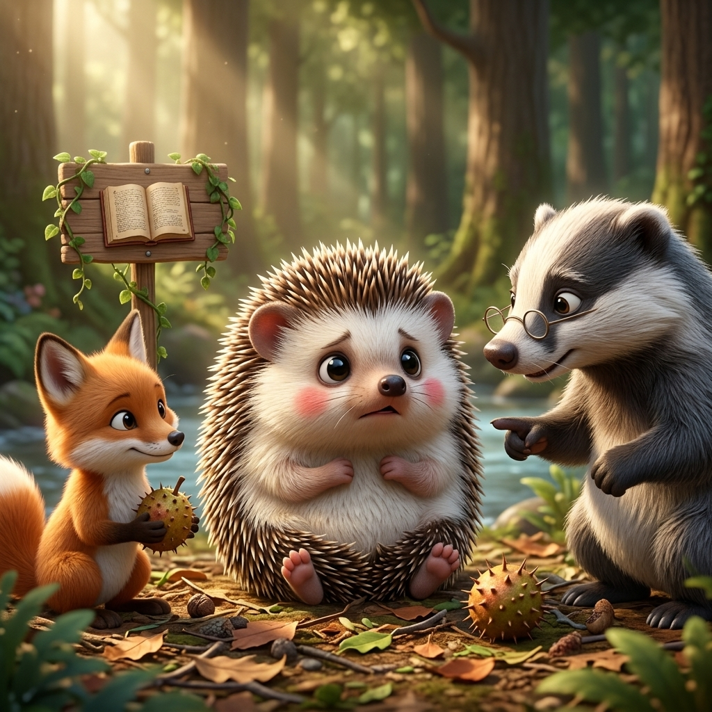 Spillo's Big Lesson — scene from the story