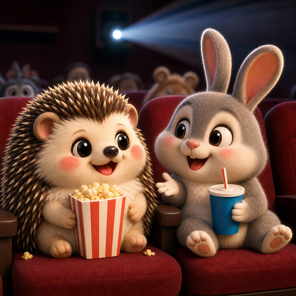 Spillo al Cinema — scene from the story