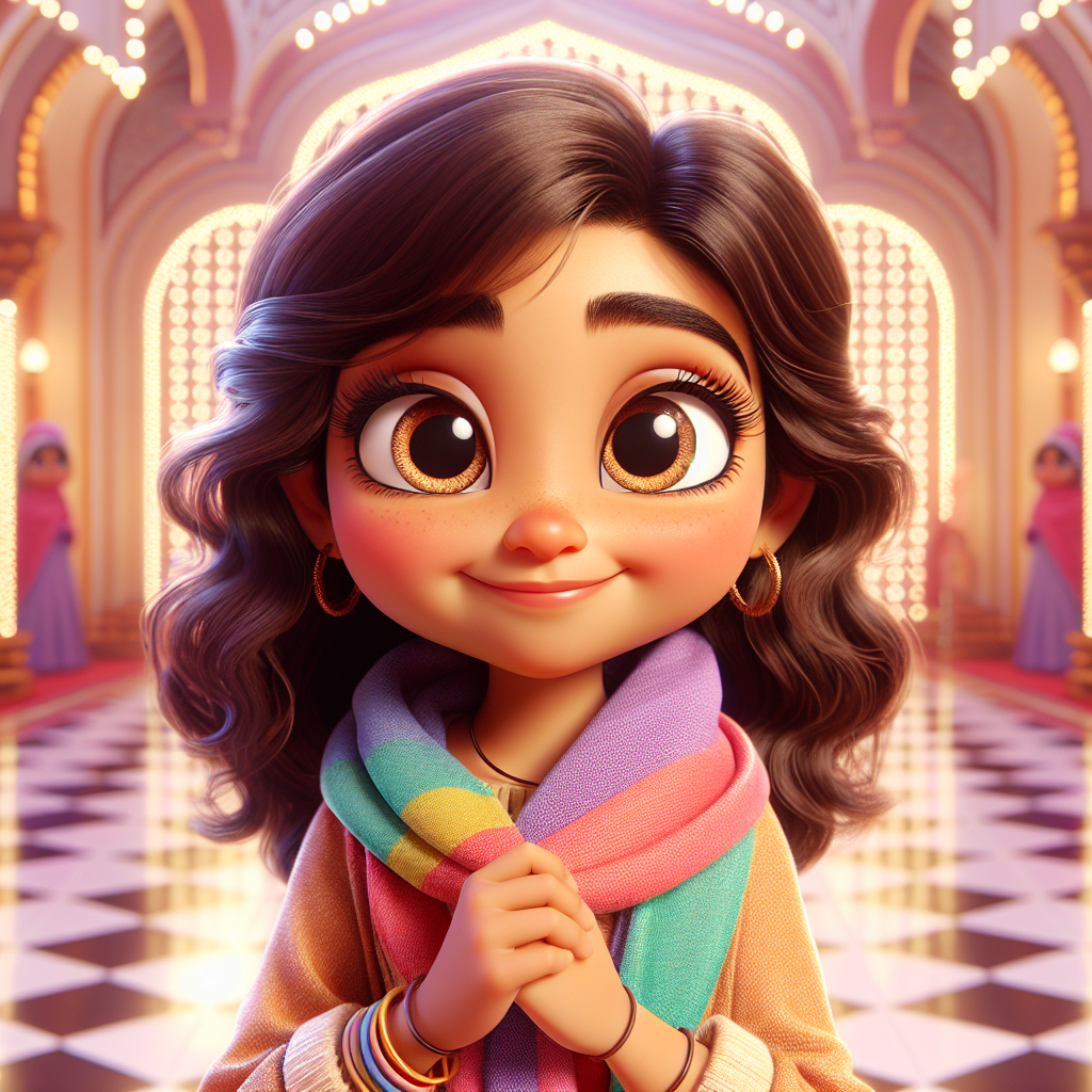 Tishya's Bollywood Dance Party — scene from the story
