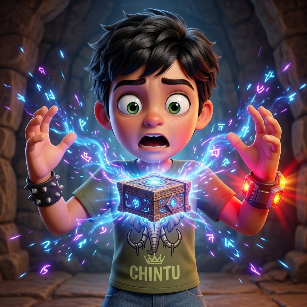 Chintu's Magic Box Mystery — scene from the story