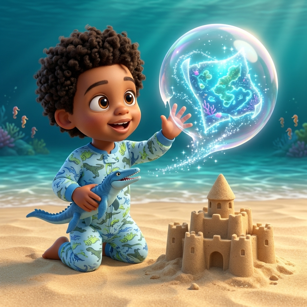 Brodie's Bubble Bridge Adventure — scene from the story