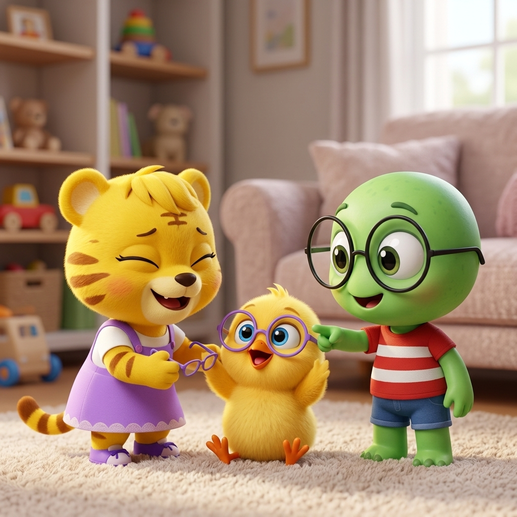 Tweet Finds The Glasses! — scene from the story