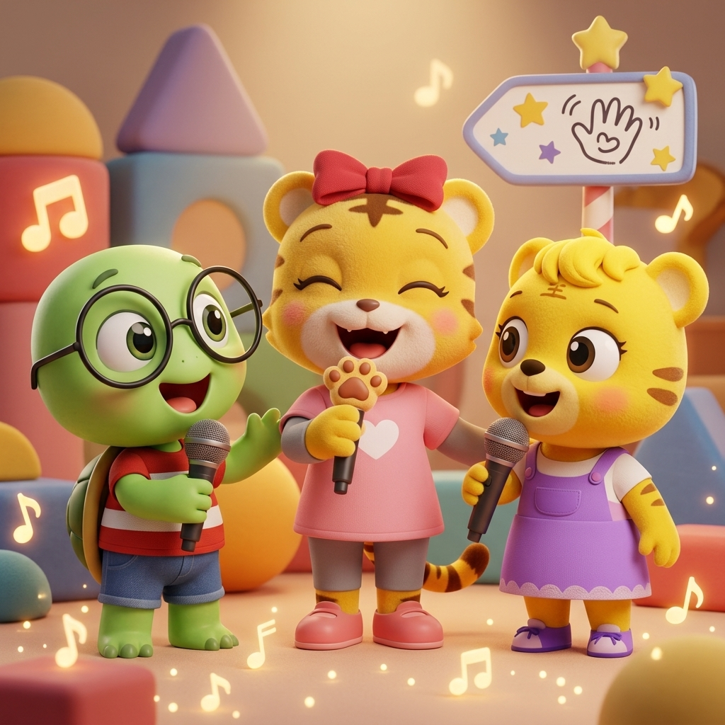 Friends Sing Nuki Nuki! — scene from the story