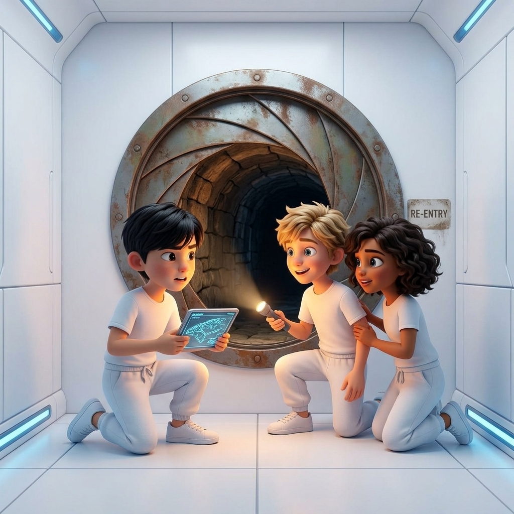 The Secret Escape Adventure — scene from the story