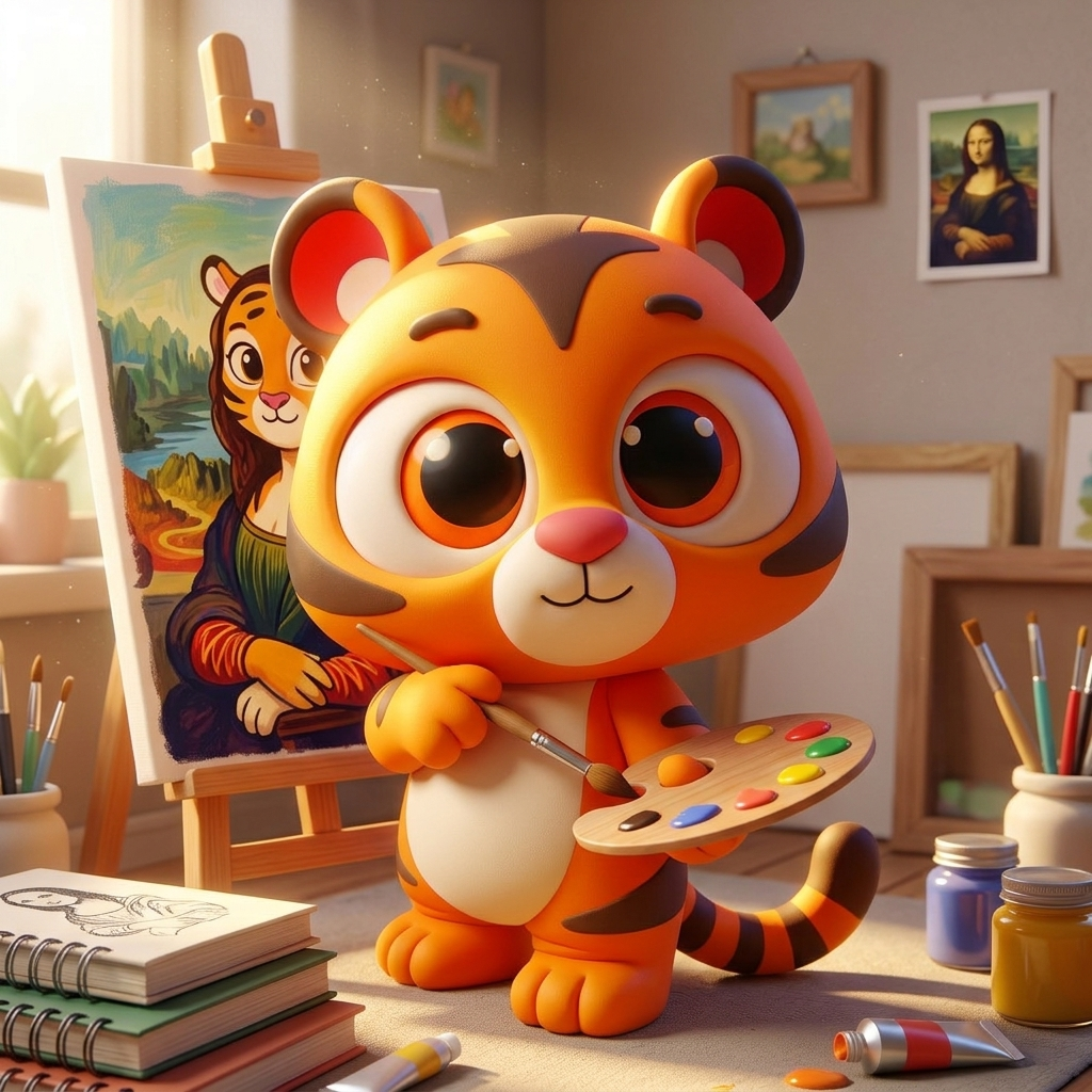 Little Artist Big Dream — scene from the story