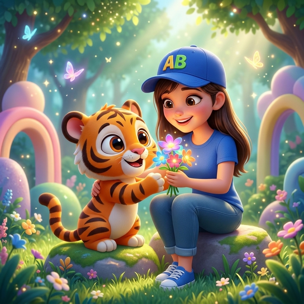 Taj Helps Mommy Smile — scene from the story