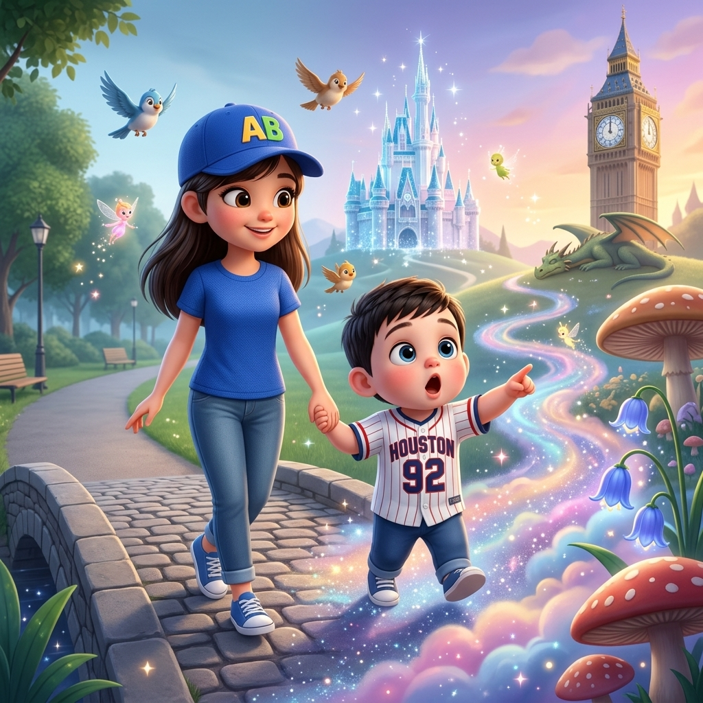 Taj's Fairy Tale Trip — scene from the story