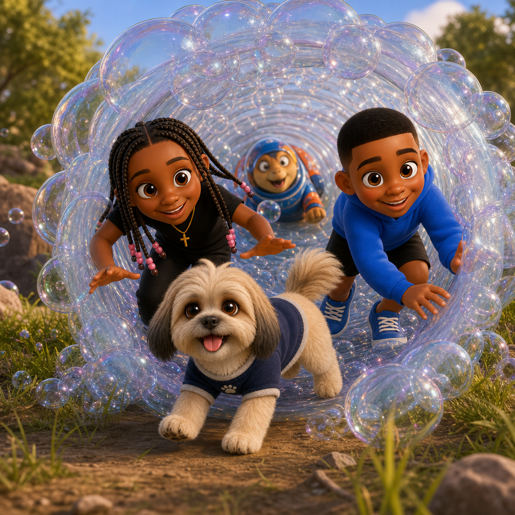 Turbo and the Bubble Tunnel — scene from the story