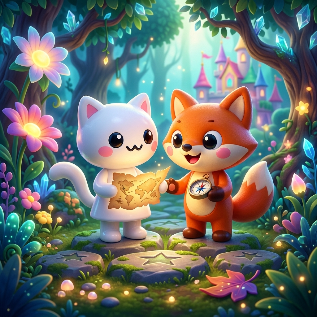 Wenda's Treasure Team Quest — scene from the story