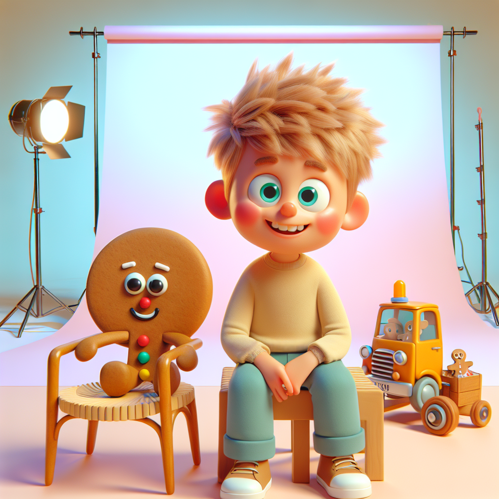 Gingerbread's Jumping Truck Fun — scene from the story