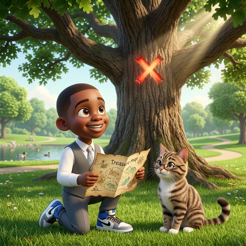 Tabari's Treasure Map Mystery — scene from the story