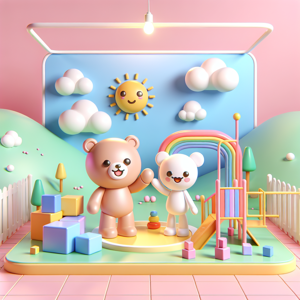 Catty and Flam's Rainbow Quest — scene from the story