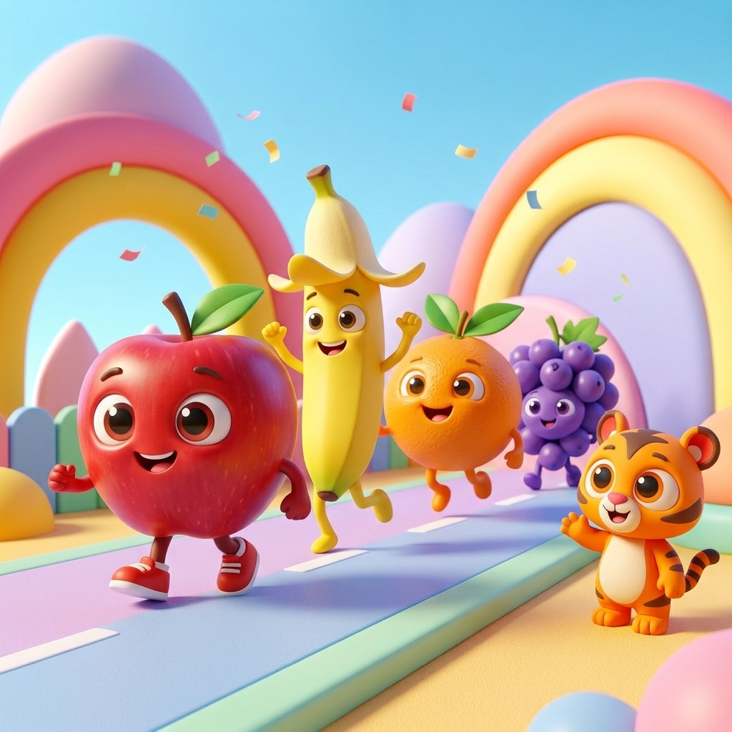 The Big Fruit Parade — scene from the story