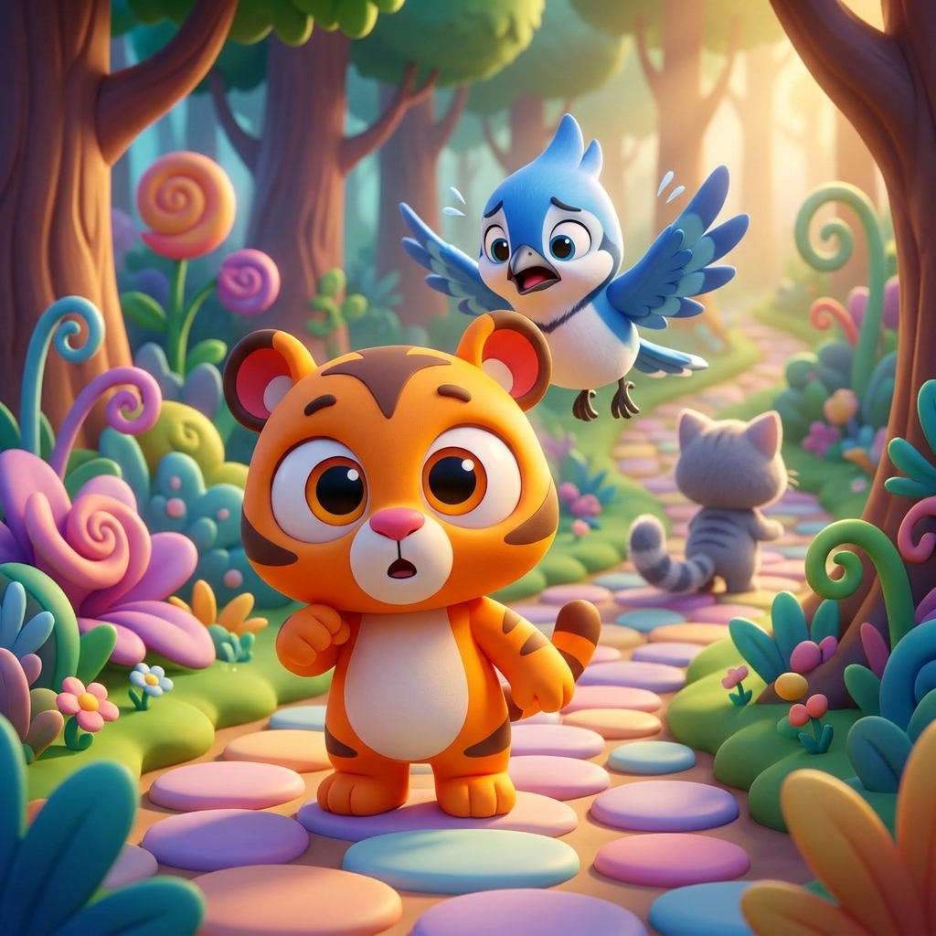 Whiskers Goes Missing! — scene from the story