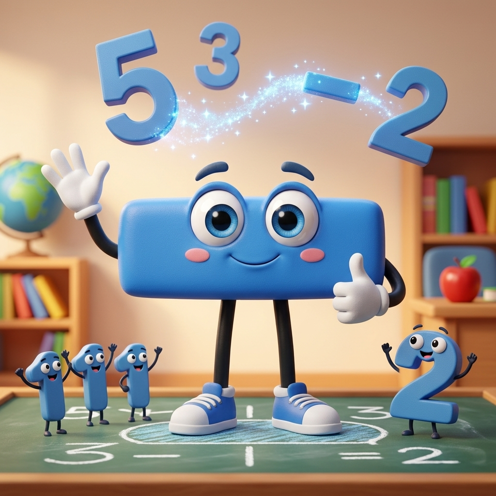 Mr. Minus Saves the Day! — scene from the story