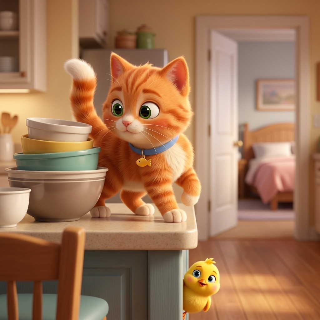 Lulu Searches the House — scene from the story
