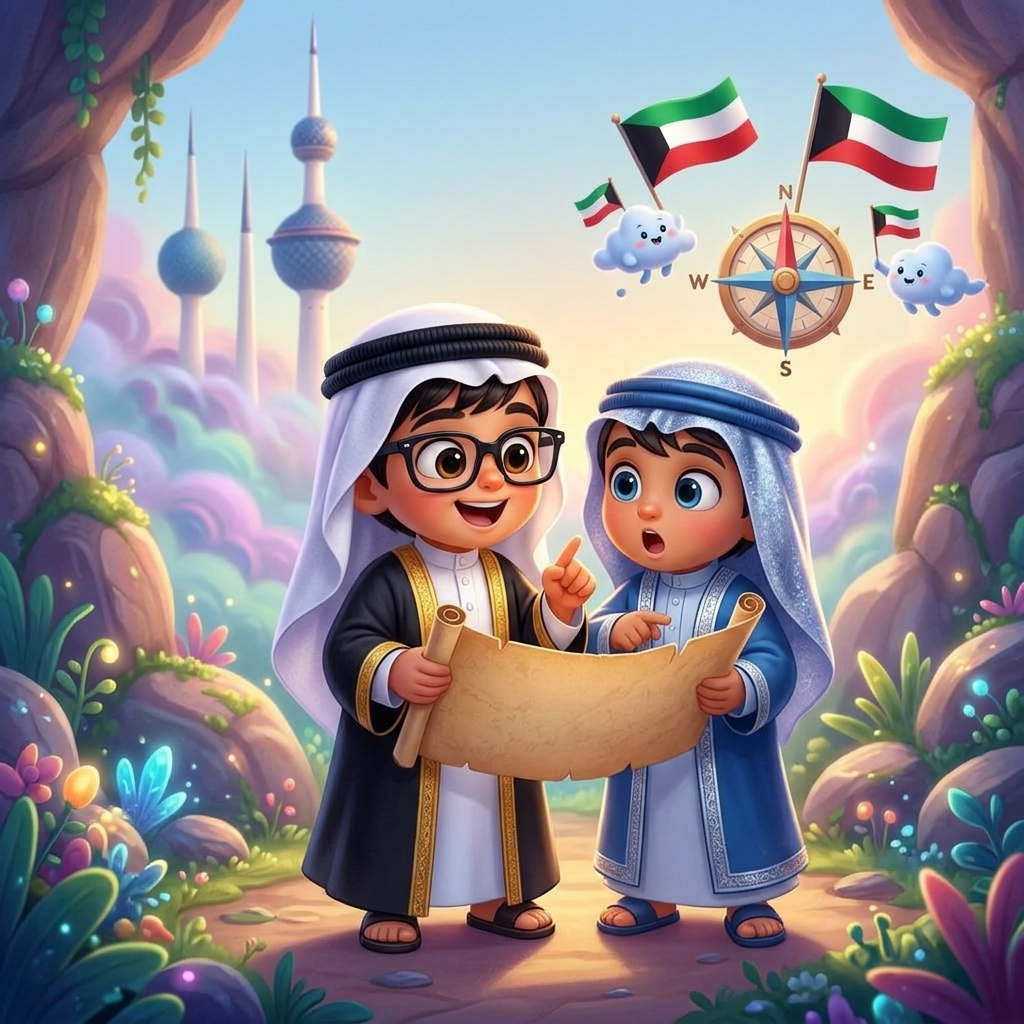 Ali And Omar Explore! — scene from the story