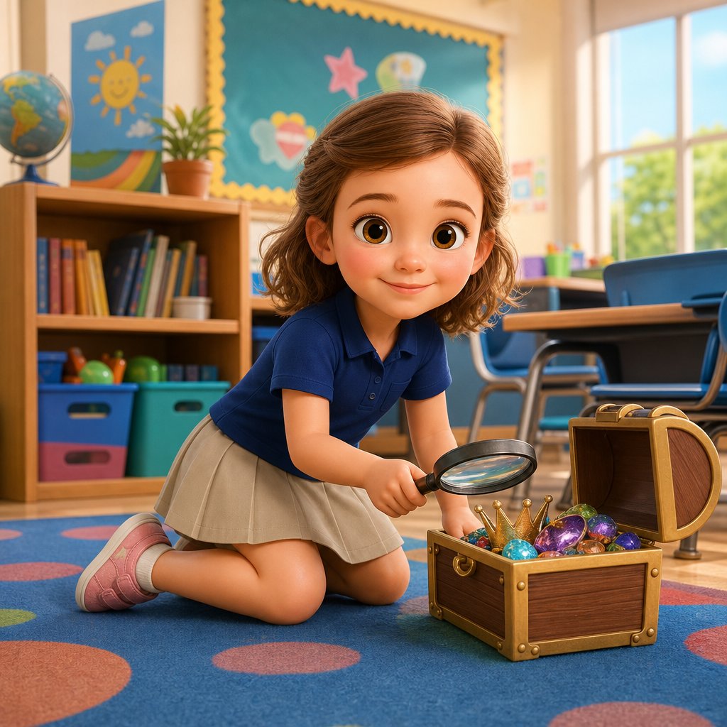 Wrenleigh's Classroom Adventure — scene from the story