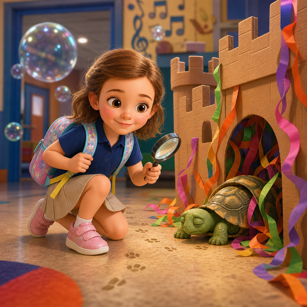 Wrenleigh’s Turtle Trail — scene from the story