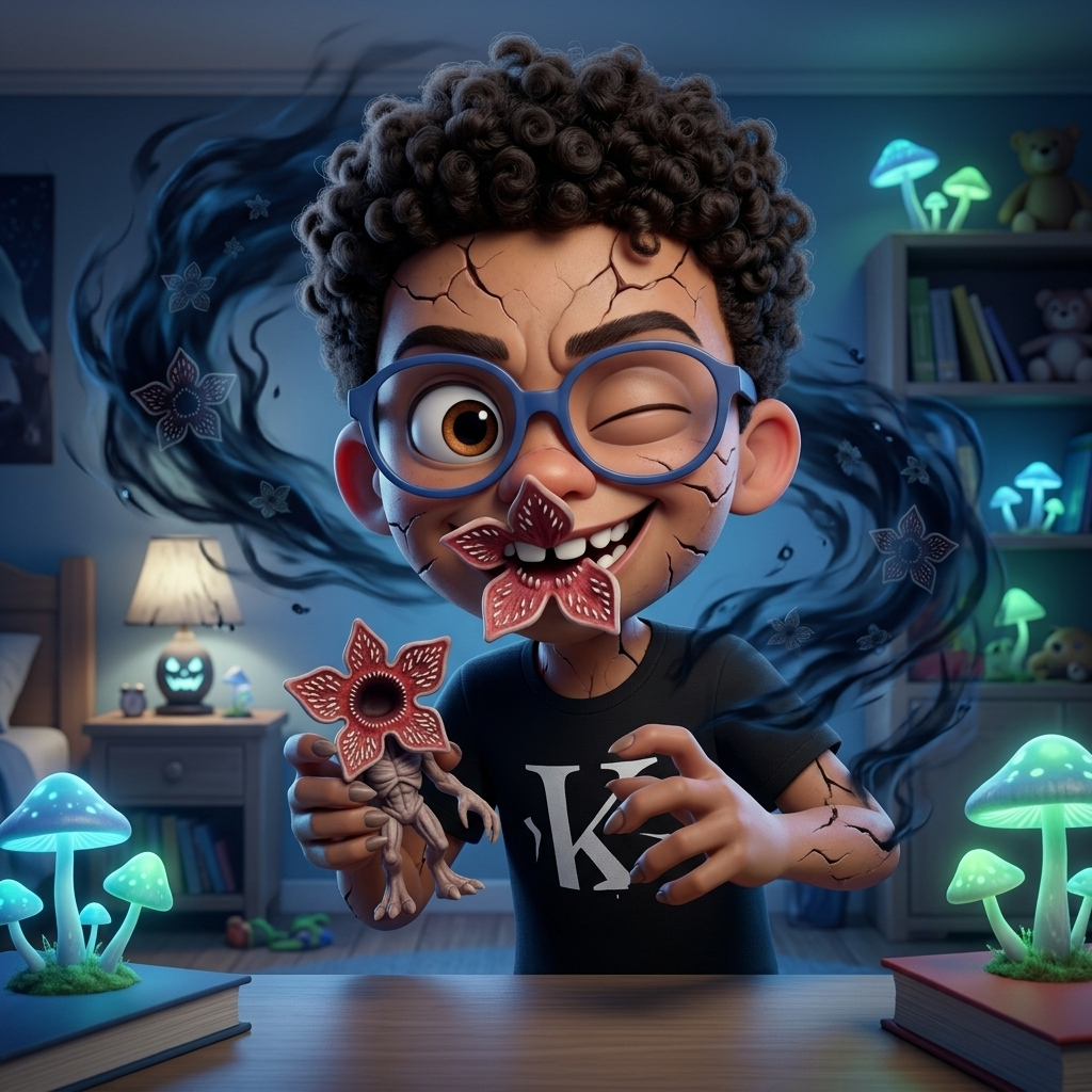 Khalil's Spooky Surprise! — scene from the story