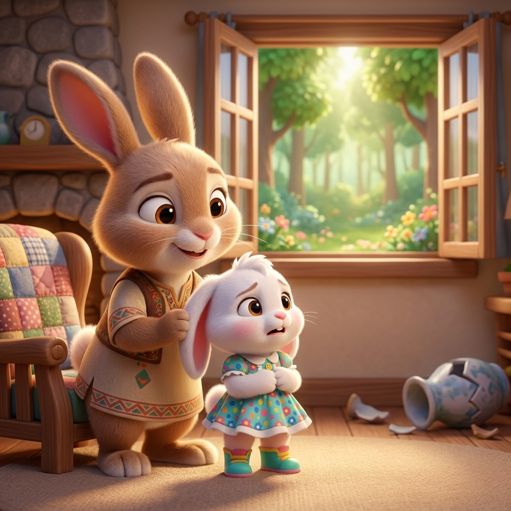 Arnooba Tells the Truth! — scene from the story
