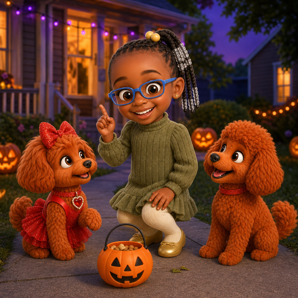 Trick-A-Treat Safety Paws — scene from the story