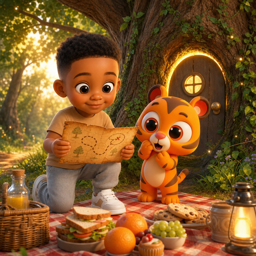 The Secret Picnic Door — scene from the story