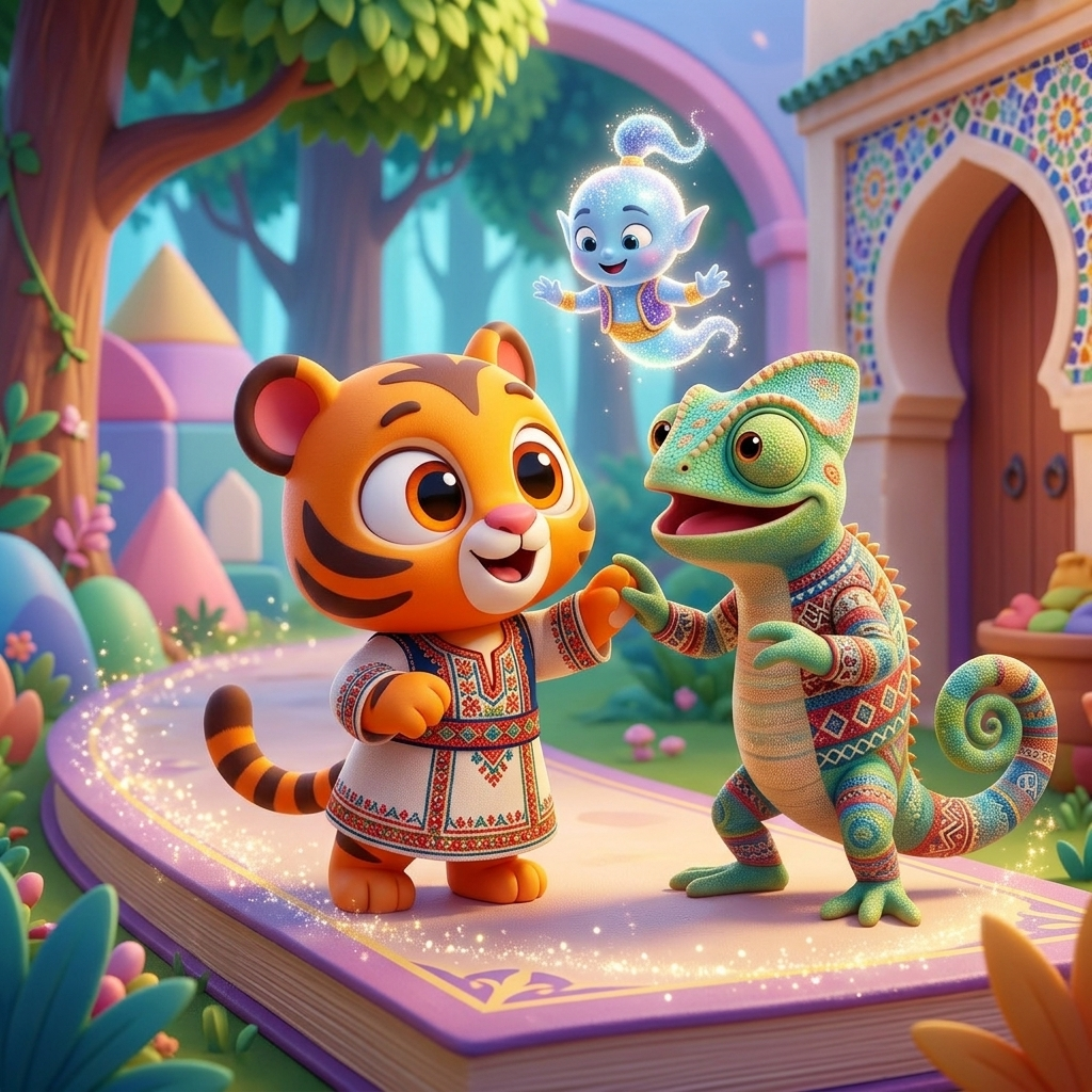 Zippy's Tunisian Dress Adventure — scene from the story