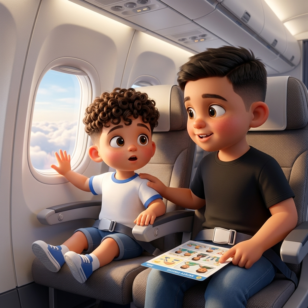 Up High With Haytham and Maady — scene from the story