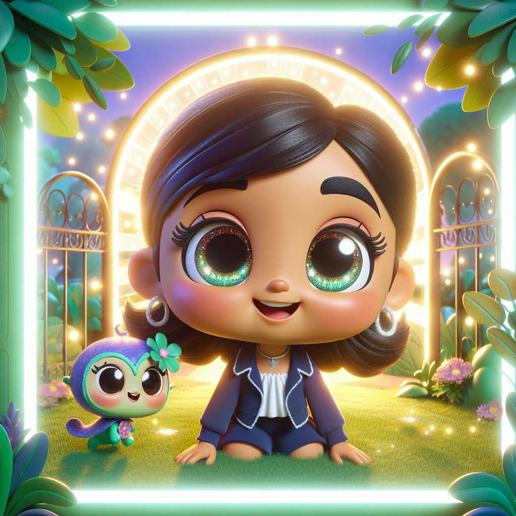 Po's Garden Friend — scene from the story