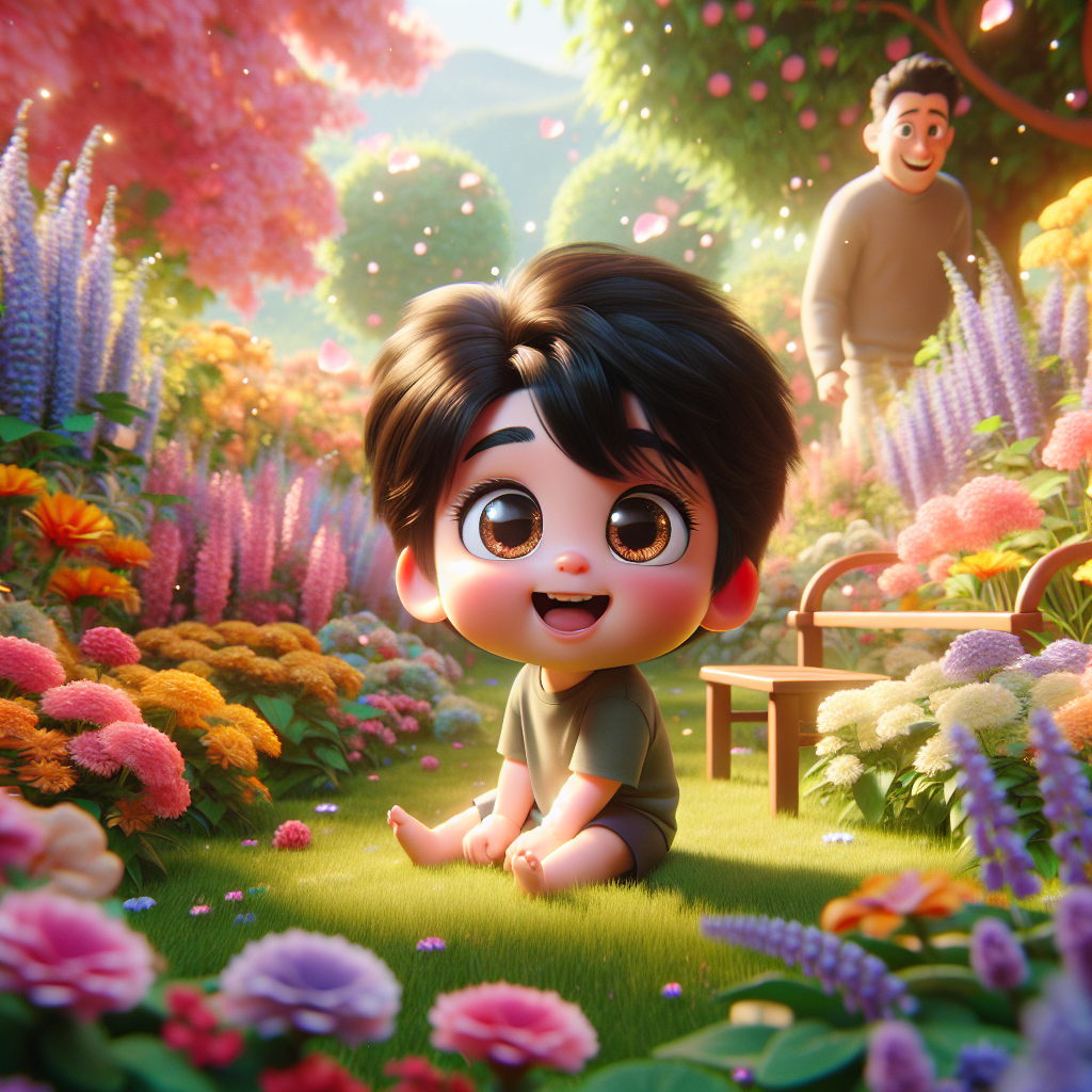 Divit Plays With Dad — scene from the story