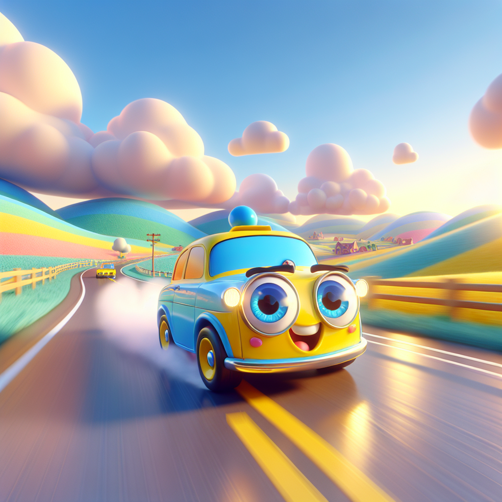 Speedy's Brave Fast Adventure — scene from the story