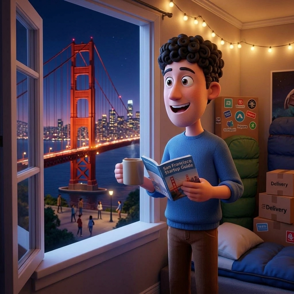 Kaemon's Big City Adventure — scene from the story