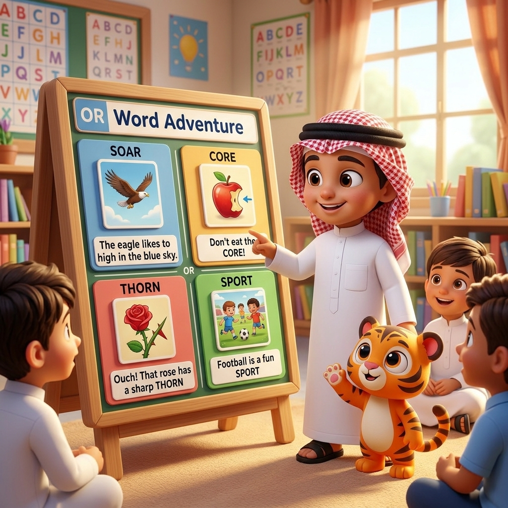 Sultan's OR Word Game — scene from the story