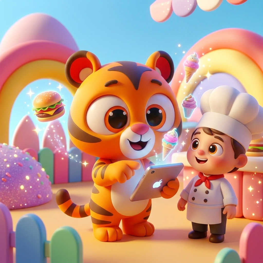 Zippy Orders Yummy Food — scene from the story
