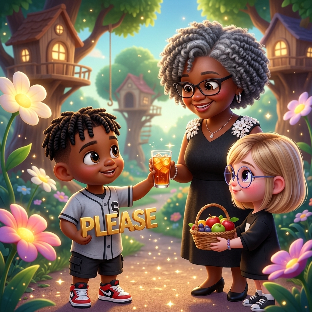 Dexter's Manners Matter — scene from the story