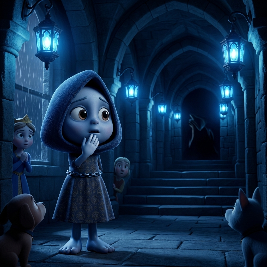Daiv's Blue Castle Friends — scene from the story