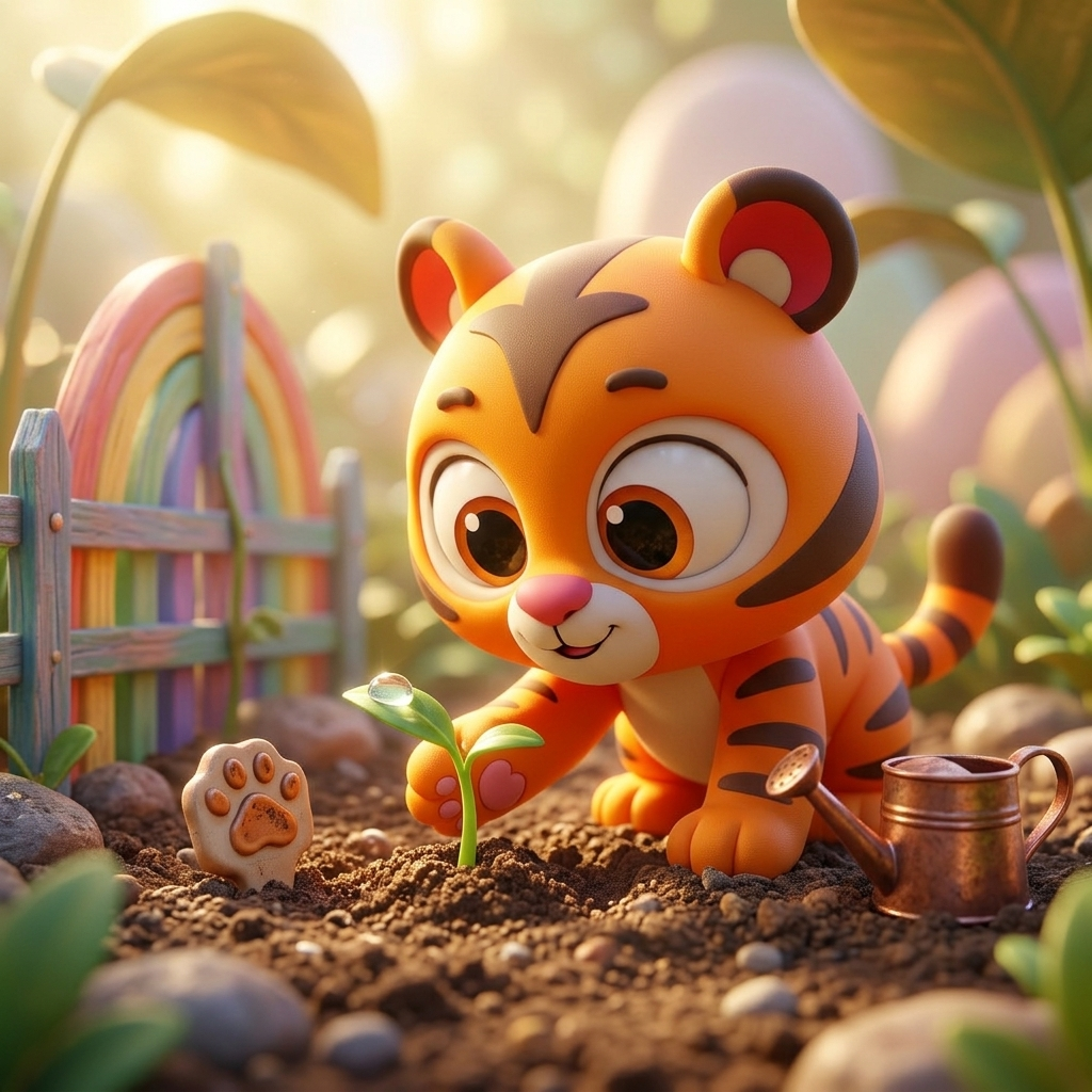 Lulu's Little Seed — scene from the story