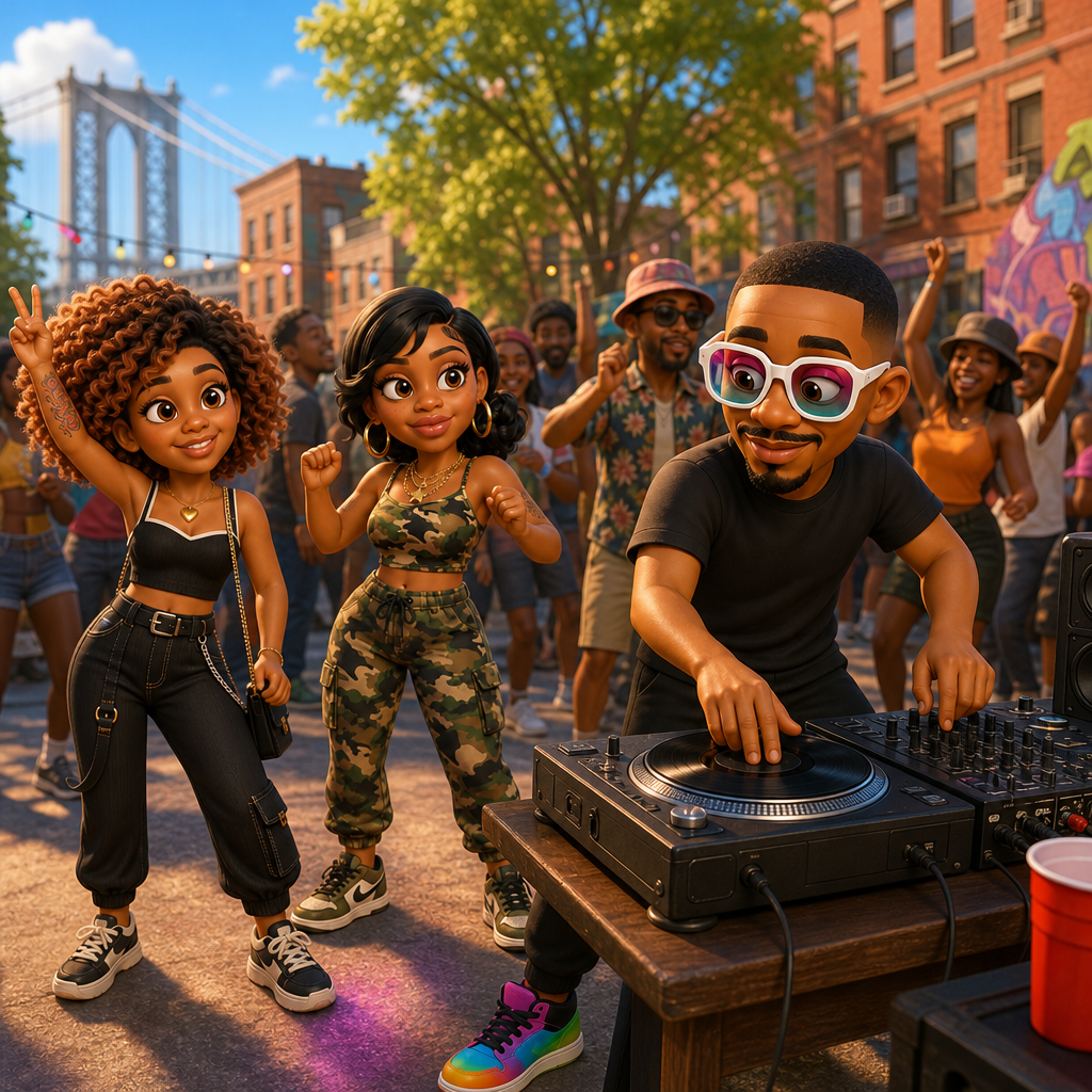 Kaos and the Sunny Beat — scene from the story
