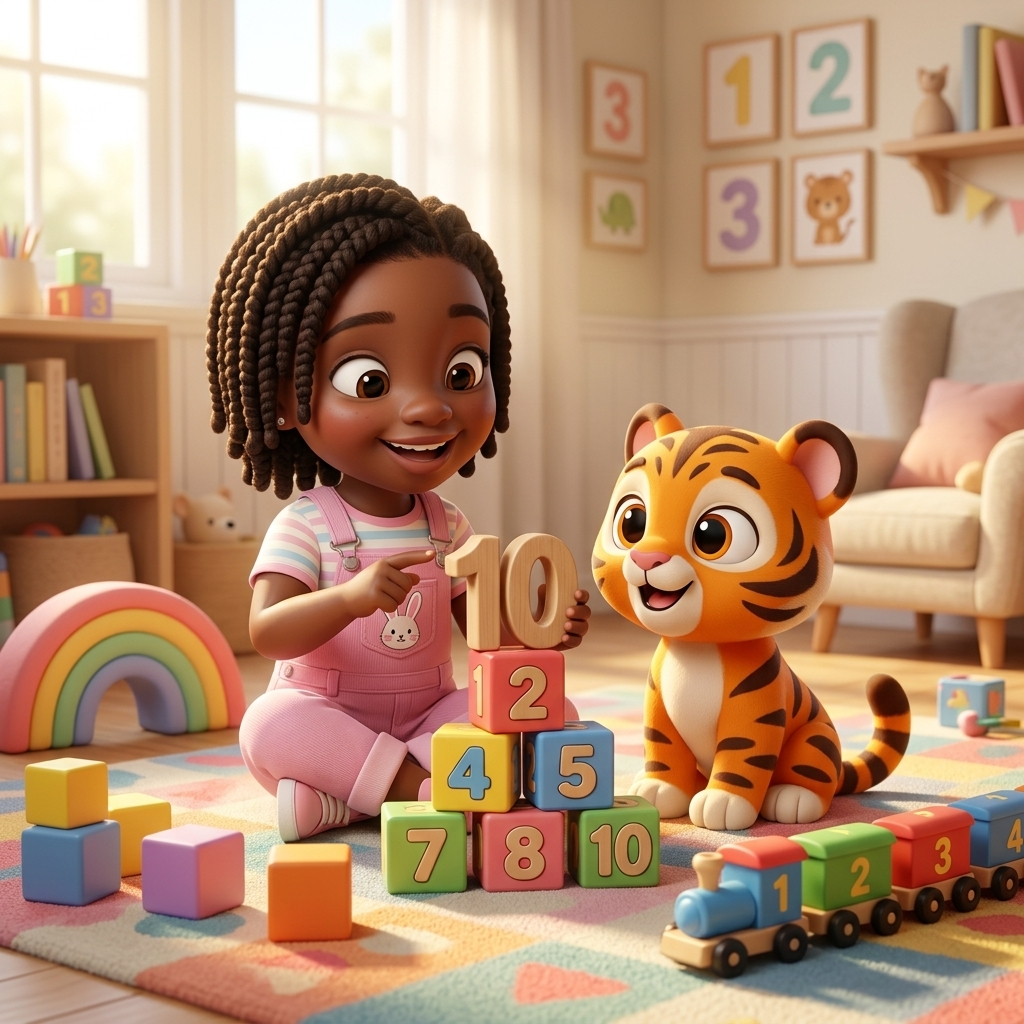 Counting Fun With Friends — scene from the story