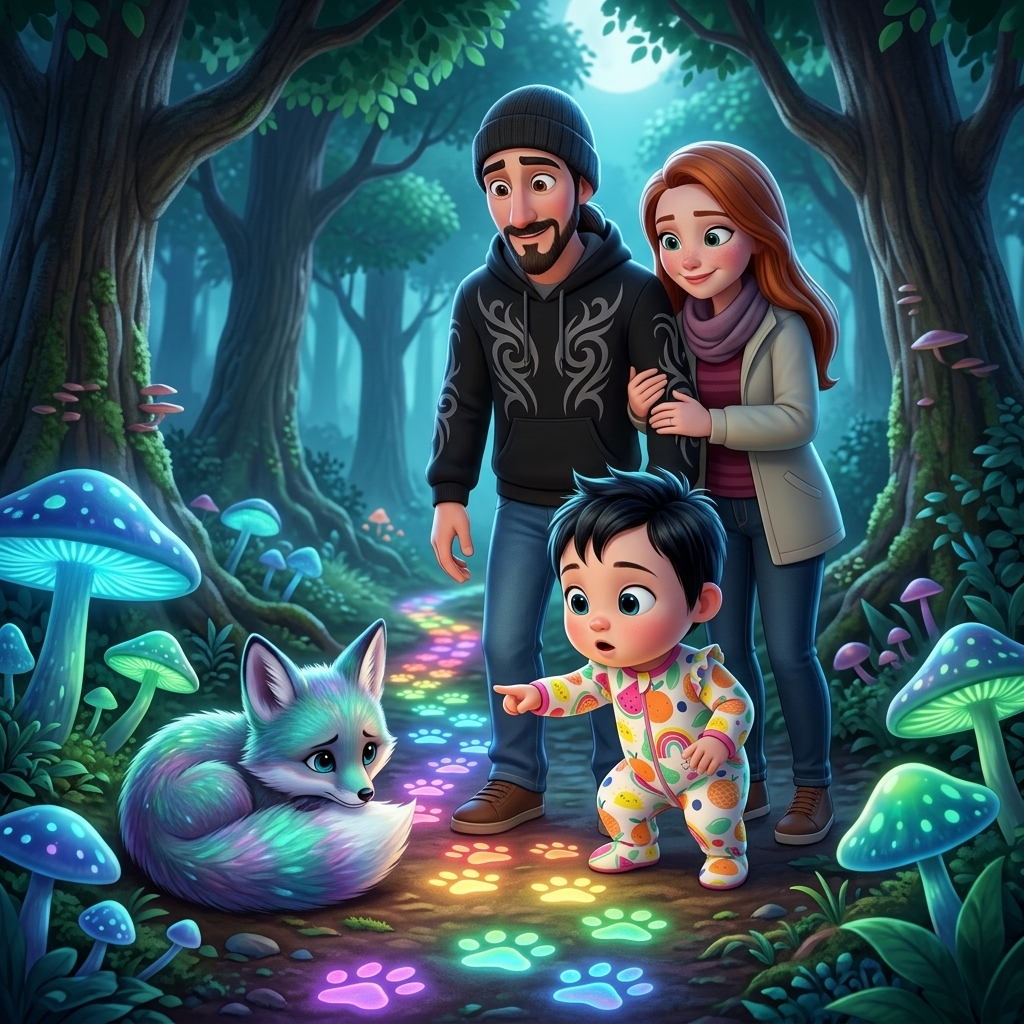Ada's Rainbow Paw Trail — scene from the story
