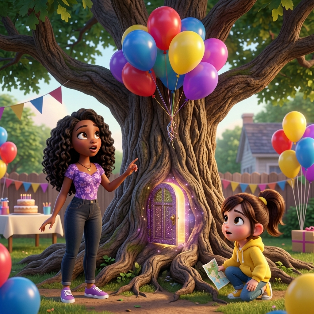 Balloons, Map, and Magic!