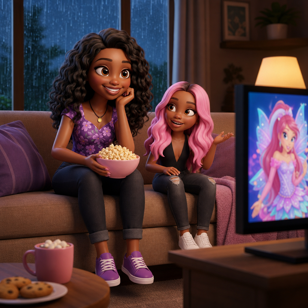 Rainy Day Magic — scene from the story