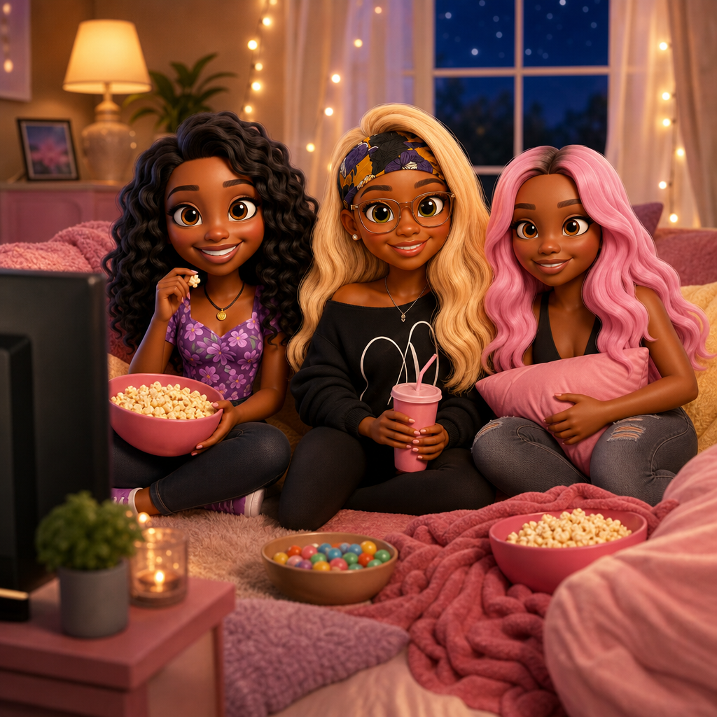 Movie Magic Sleepover — scene from the story