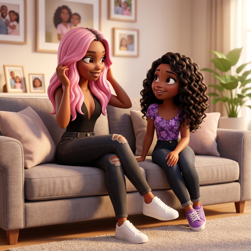 Aniya And Mom Chat